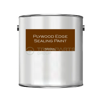 Trailer Flooring & Fixings - Exterior acrylic flooring edge sealing paint  dark brown 500m - TRAILPARTS