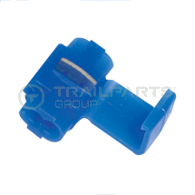 Blue wire connector for 0.65 - 2mm sq cable