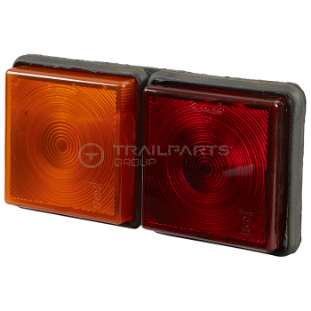 Rubbolite rear lamp two- section