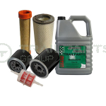 Service kit for Kubota D1105 c/w 2 part air cleaner + oil