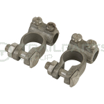 Battery terminals positive and negative pair - max 25mm cabl