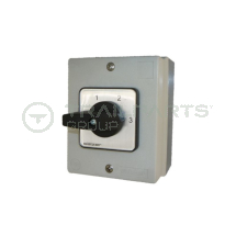240V Salzer 0-1-2-3 isolator switch IP66 - 4 Position