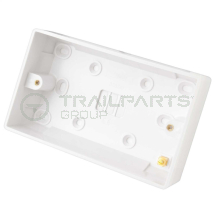 Surface mount pattress box double 35mm