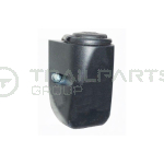 Surface mounted DIN socket 16A with cover cap 6.3mm terminal