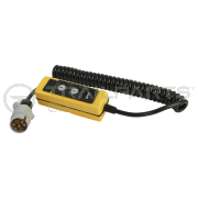 Raise/lower hand controller c/w coiled cable for Groundhog