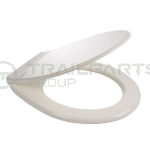 Replacement toilet seat and lid white