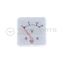 Analogue voltmeter to suit Groundhog 0 to 15V