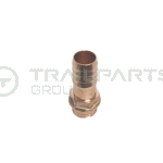 Brass hose tail fitting 1/4" to suit Groundhog Fuel Tank