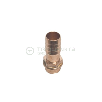 Brass hose tail fitting 1/4Inch to suit Groundhog Fuel Tank