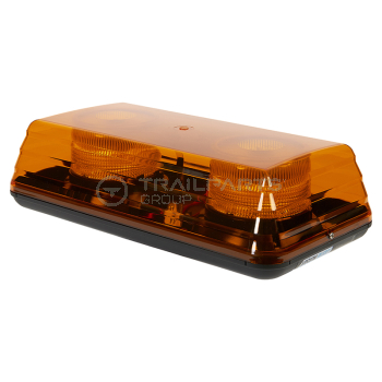 Blaze amber mini LED lightbar 12/24V single bolt