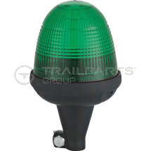 12/24V Flexi mount LED beacon c/w green lens