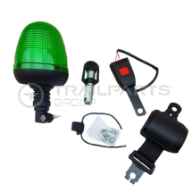 Seatbelt warning kit LED flexi spigot beacon & weld-on spigo