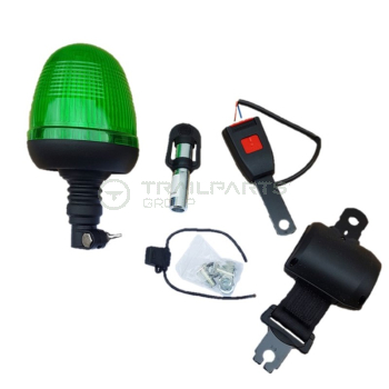 Seatbelt warning kit LED flexi spigot beacon & weld-on spigo