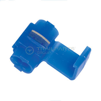 Blue wire connector for 0.65 - 2mm sq cable
