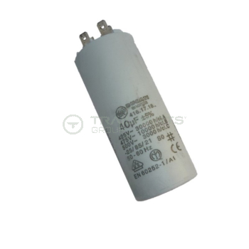 Capacitor 40uF 425-475V with spade terminals