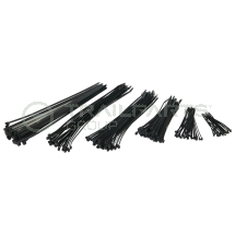 Cable ties assorted pack of (x200) sizes 2.5-7.6mm