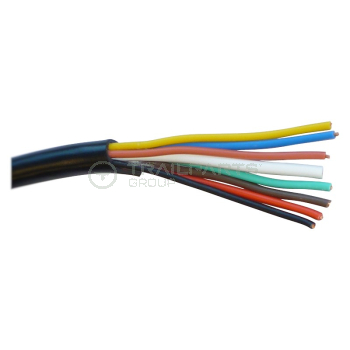 Cable 8 core black 8A (1 x 1.5mm and 7 x 0.65mm)