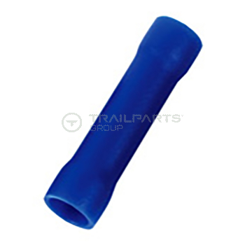 Butt connectors blue 4mm (x 100)
