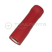 Red fully insulated push-on connectors 2.8mm (x 100)