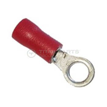 Red ring crimp connector 4.3mm (x 100)