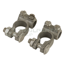 Battery terminals positive and negative pair - max 60mm cabl