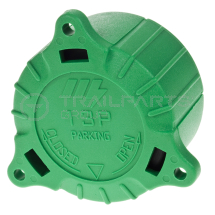 Green parking cap for 13-pin plug