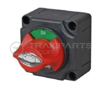 Battery isolator switch 300A with red control knob