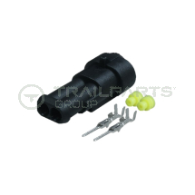 Superseal male 1.5mm 2 way connector terminals & plugs