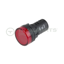 12V LED indicator lamp red 29mm OD for Securi Cabin
