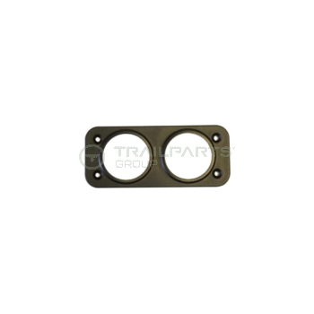 Double 28mm hole mounting panel