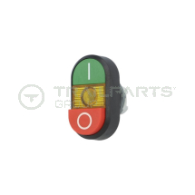 Oval red/green ON/OFF switch for Securi-Cabin Welfare Pod