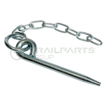 Round pin and chain