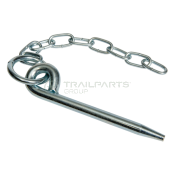 Round pin and chain
