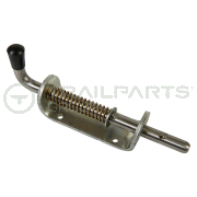 Spring bolt Ifor tail ramp 112 x 40mm bracket 12mm bolt