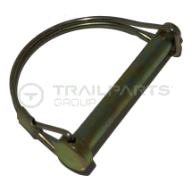 Tailgate locking pin for Ifor tipping trailer