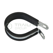P-clip 40mm rubber lined