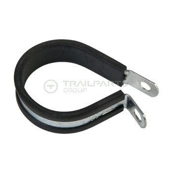 P-clip 40mm rubber lined