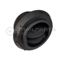 Adjustable warm air cabin vent for 60mm ducting