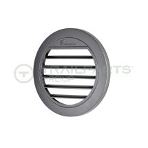 Round black plastic vent for eberspacher heater 60mm duct