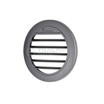 Round black plastic vent for eberspacher heater 60mm duct