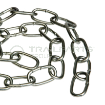 Galvanised chain 45 x 20 x 6mm