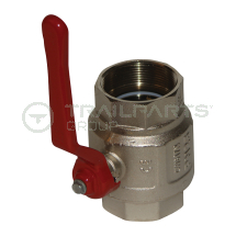 Ball valve female/female 1/2inch c/w lever handle