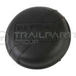 Ifor Williams grease cap 75mm black c/w Ifor logo