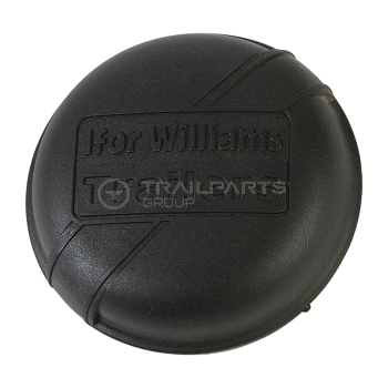 Ifor Williams grease cap 75mm black c/w Ifor logo