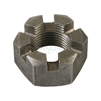 Castle nut 3/4Inch BSF 6 slots for Ifor Williams hubs