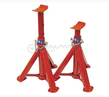 Folding axle stand pair 4000kg (2000kg each) 275-365mm