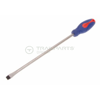 Soft grip slotted screwdriver 12mm x 300mm