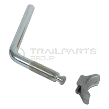 Pad and handle for Knott- Avonride couplings