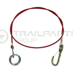Knott-Avonride breakaway cable c/w spring ring