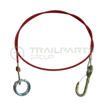 Knott-Avonride breakaway cable c/w spring ring